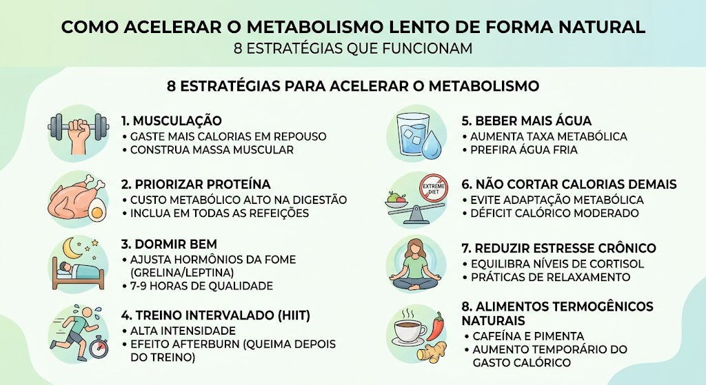 Como Acelerar o Metabolismo Lento
