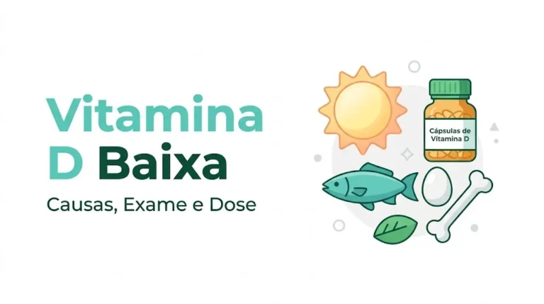 vitamina D baixa ilustração flat com sol, peixe, ovo e frasco de cápsulas