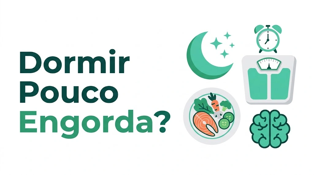 dormir pouco engorda ilustração flat com lua, despertador e balança